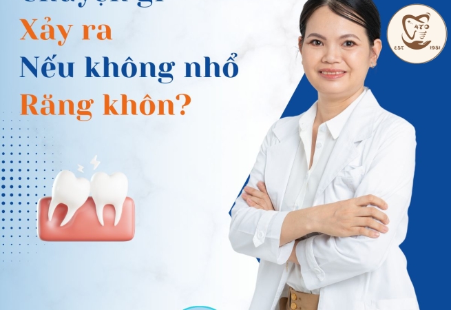 Những tác hại khôn lường khi không nhổ răng khôn